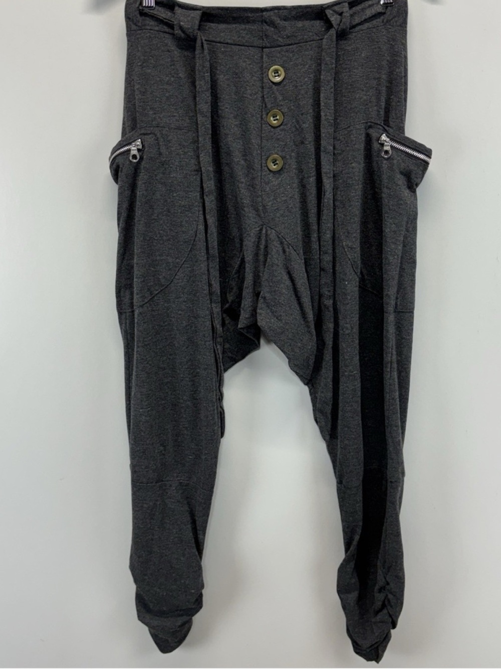 Thaluta Heathered Charcoal Knit Pull-On Pants